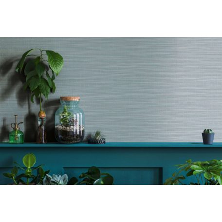 Marburg Botanica 33321 Natur Szőtt raffia minta, barna szürkéskék fehér ezüst