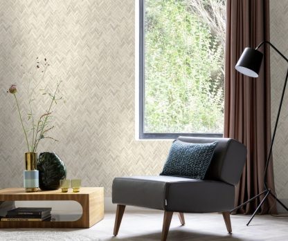 Rasch – Beachhouse – 410372 Bézs szövött mintás vlies tapéta