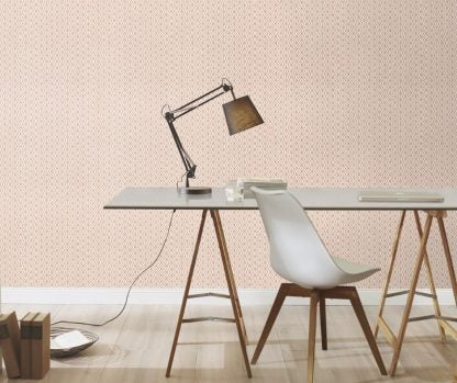 Rasch – Beachhouse – 410662 Rózsaszín geometrikus vlies tapéta