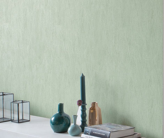 Rasch Allegretto – 540840 Zöld strukturált vakolat mintás vlies tapéta