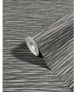 Marburg Botanica 33320 Natur Szőtt raffia minta, barna szürke fehér ezüst