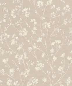 Rasch – Country Charme – 463811 bézs, krém virágmintás vlies tapéta